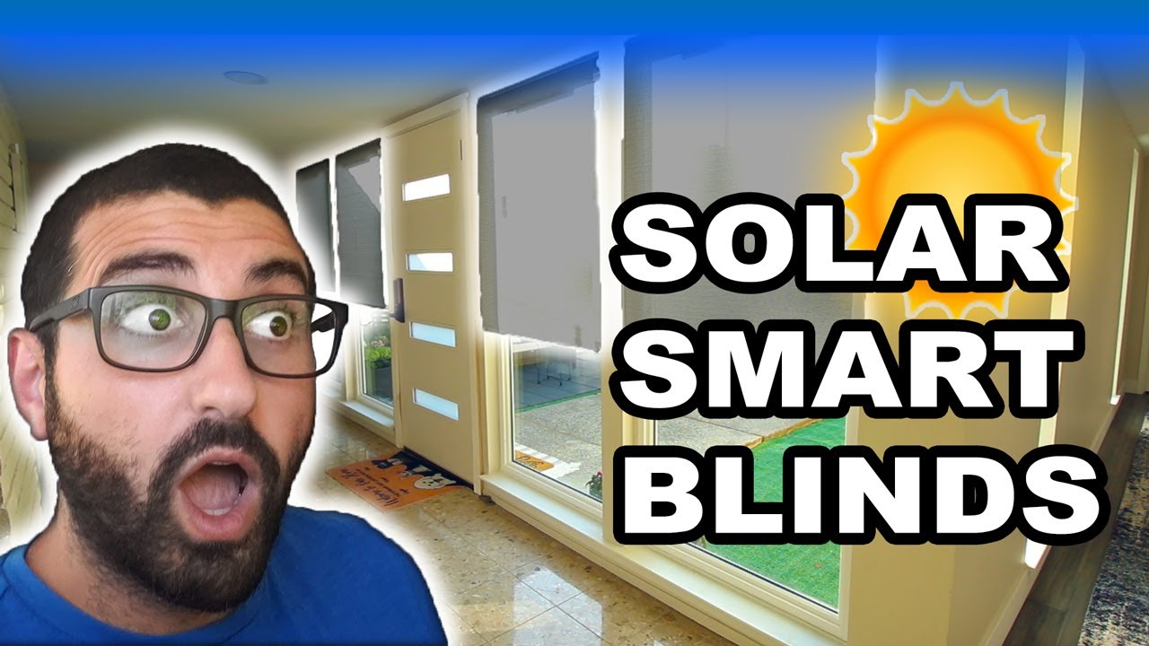 Smart Solar Blinds Installation! | Electric Motorized Blinds from BlindsGalore