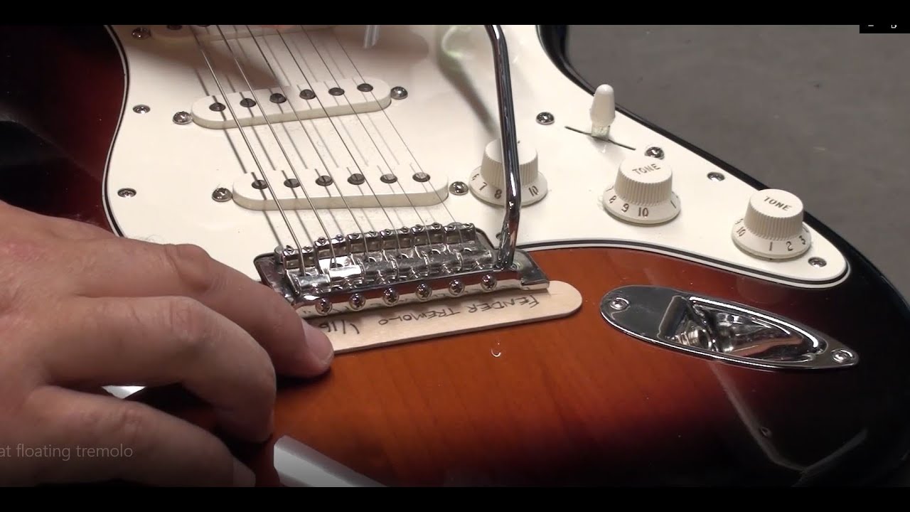 Плавающий тремоло на Fender Stratocaster — это не так уж и сложно! Вам понадобится волшебная пало...