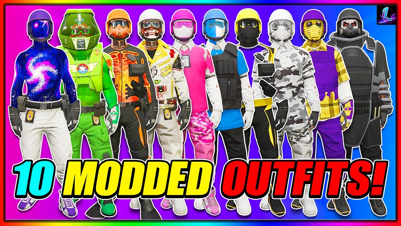 GTA 5 HOW TO GET 10 MODDED OUTFITS! *AFTER PATCH* GTA Online