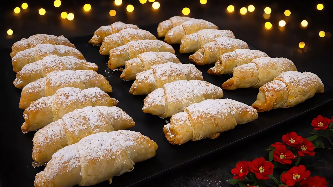 Diese Walnuss-Hörnchen schmelzen im Mund! 🌰🥐 Einfaches Rezept mit Wow-Effekt