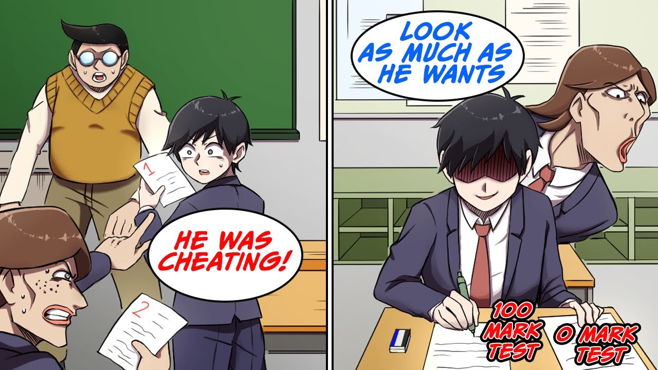 The class president said I was cheating but the person who was actually cheating… [Manga Dub]
