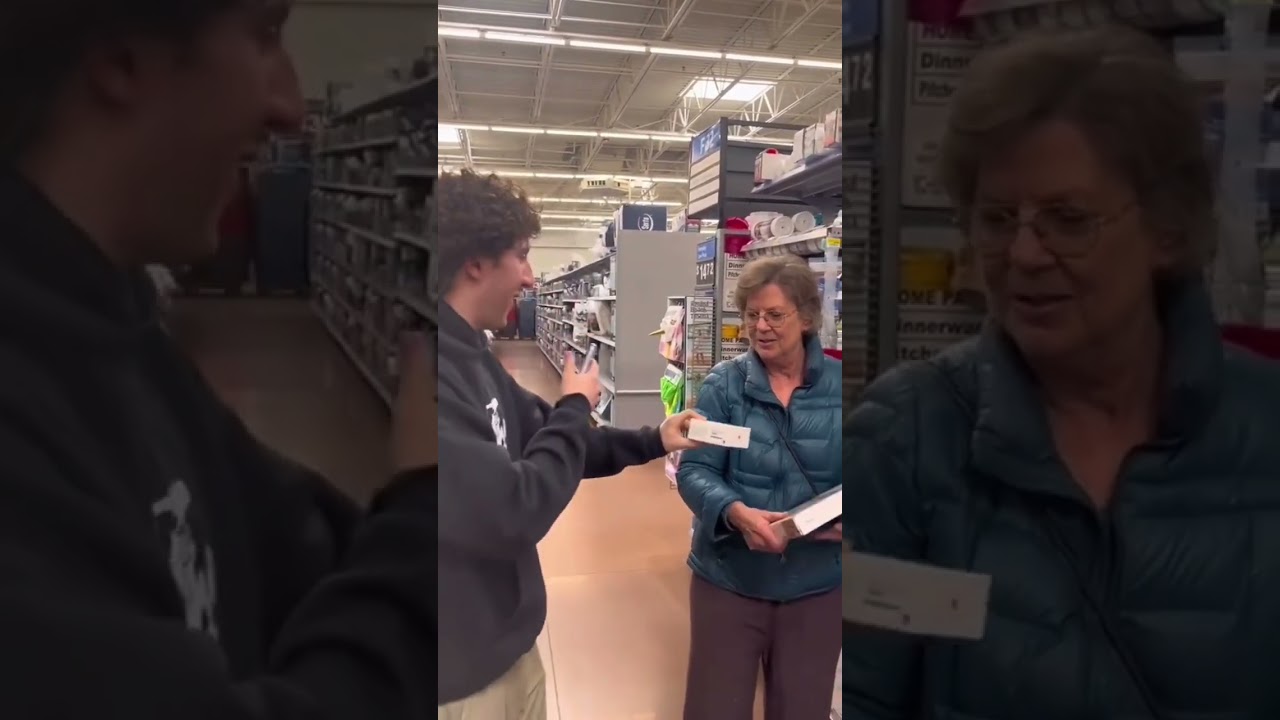 Dude Gives This Grandma AirPods He Stole From Walmart!