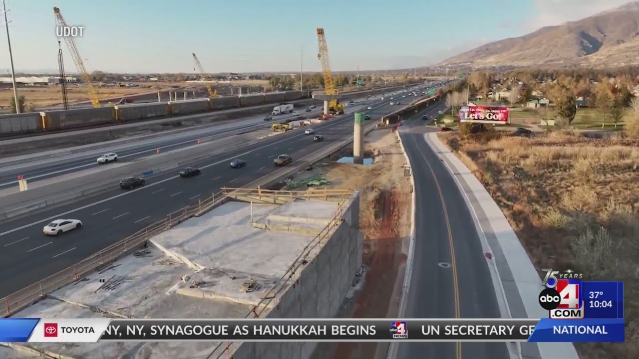 West Davis highway set to open in January -- months ahead of schedule