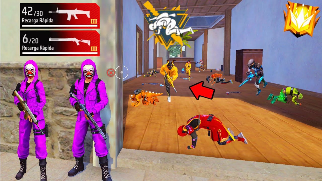 USAMOS NUESTRAS ARMAS FAVORITAS  Y ESTO PASO 😰 FREE FIRE
