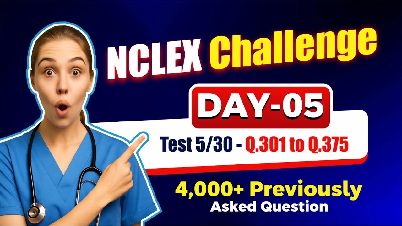 Test 5/30 | 4500 Nclex questions and answers by stancoast  | nclex | nclex review