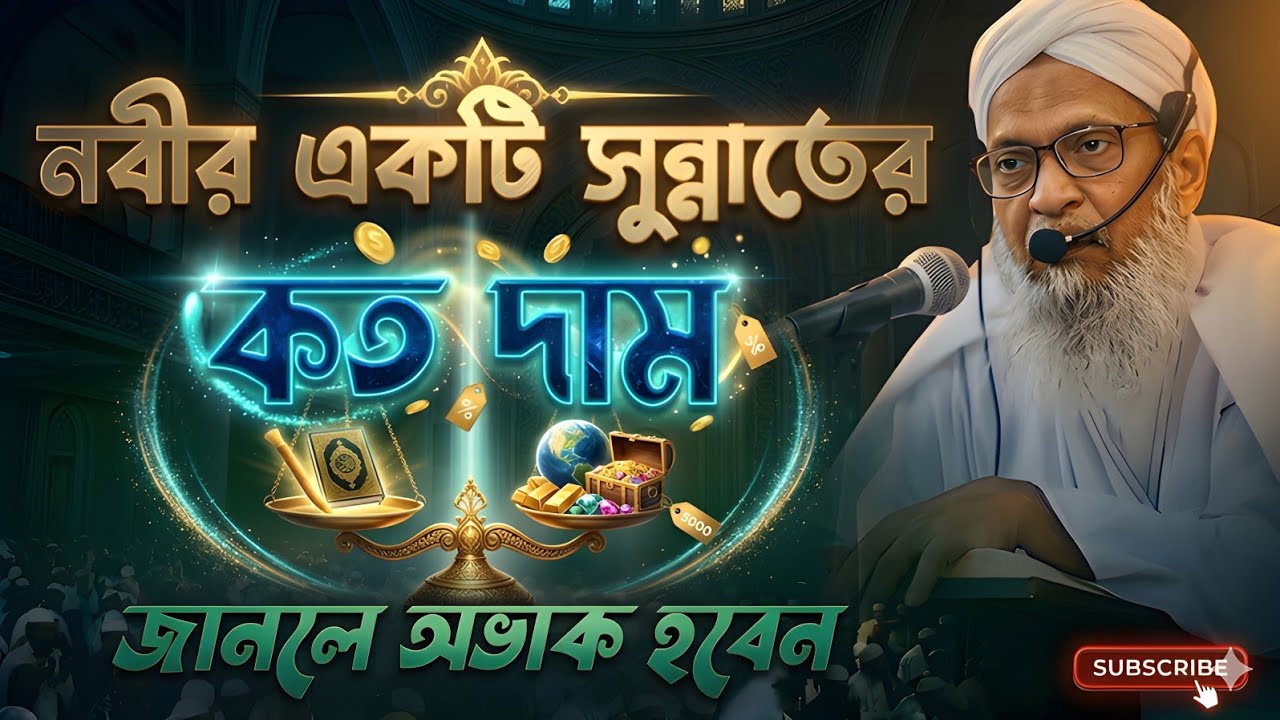 নবীর একটি সুন্নাতের কত দাম জানলে অভাক হবেন || বর্তমান হুজর কেবলা | | HAQQANI CHANNEL GHUSUM PUKUR 
