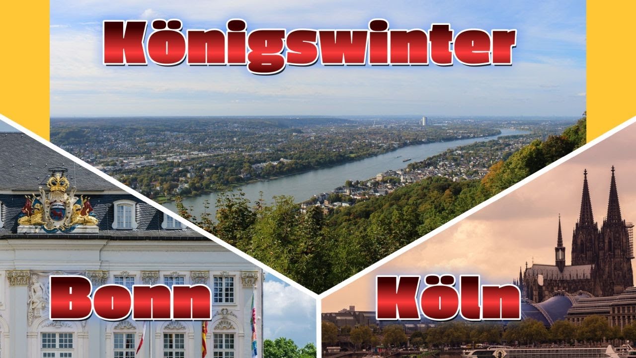 Königswinter, Bonn und Köln Fahrt und Spaziergang am 21.07.2025