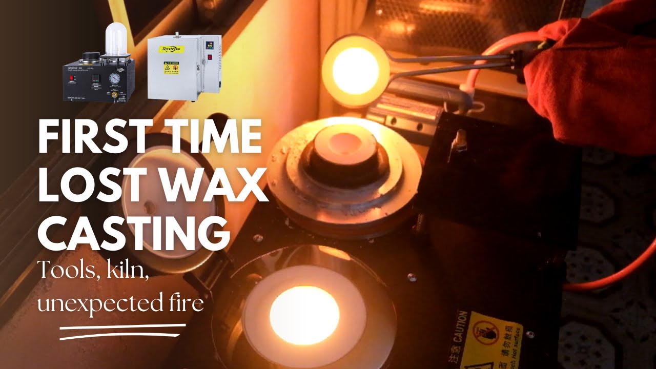 Beginner Lost Wax Casting Disaster?! | Tooltos Smelt Vacuo Cast All in One + Burnout Furnace