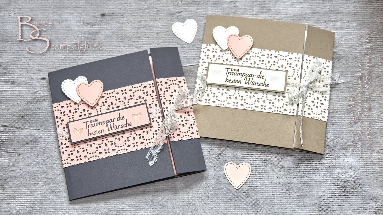 Hochzeitskarte „Garten der Liebe“ selbst basteln • Wedding Card • Stampin' Up!