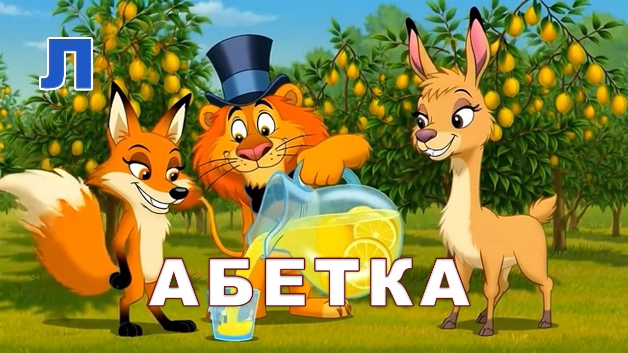 Абетка для дітей: Літера Л l Лимона́д для Лева! 🍯🍋