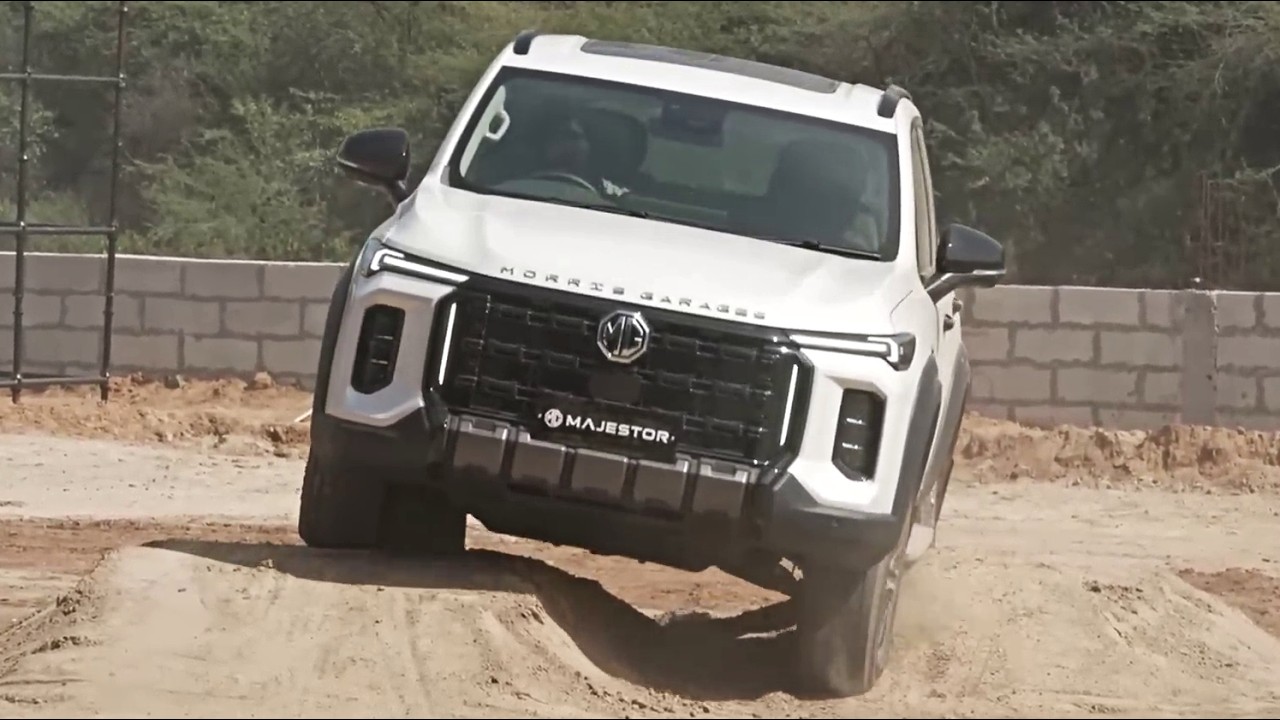 Новый MG Majestor &mdash; презентация и внедорожная демонстрация.