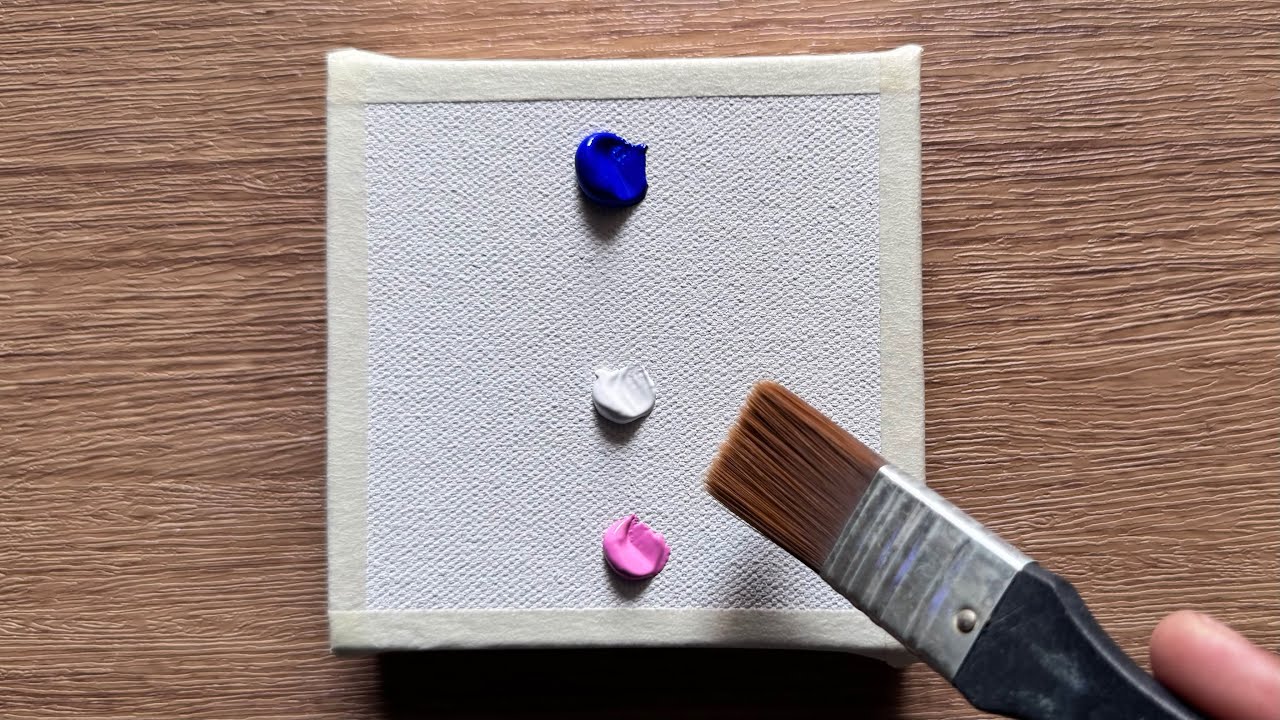 Autumn Moonlight acrylic painting 