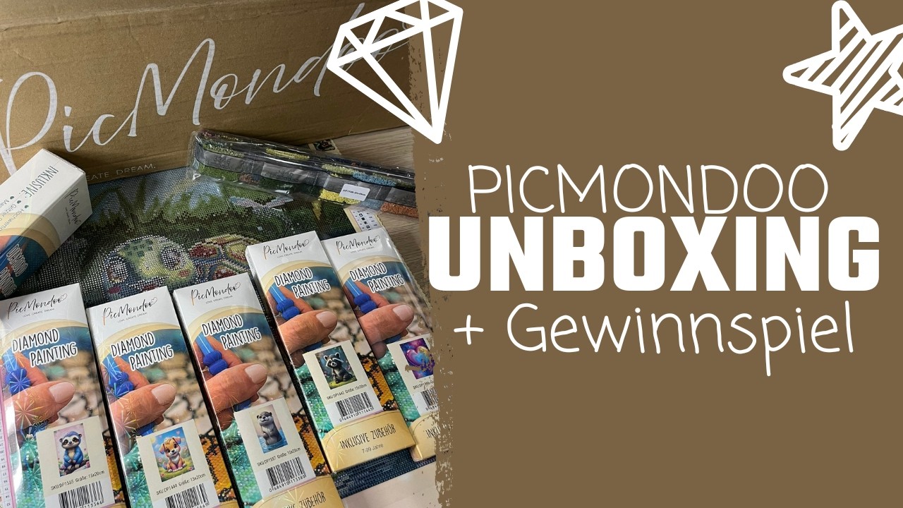 1000 Abonnenten! 🎉 Picmondoo Promo Box Unboxing + GIVEAWAY 💎
