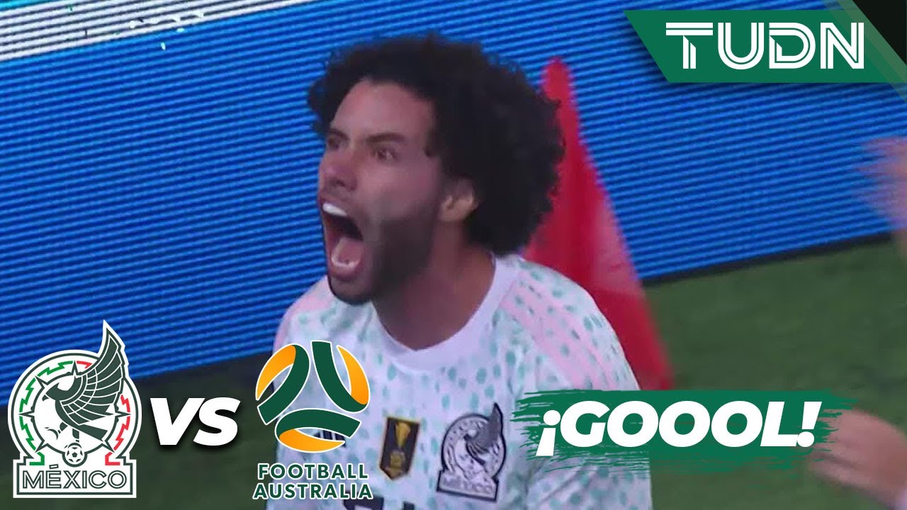 &iexcl;DEBUT SO&Ntilde;ADO! GOOOLAZO del Chino Huerta | M&eacute;xico 2-2 Australia | Amistoso Internacional | TUDN