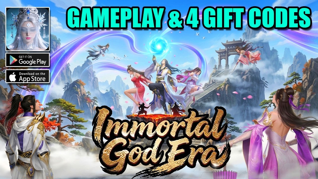 Immortal God Era | Gameplay & 4 Gift Codes | MMORPG Android iOS Game