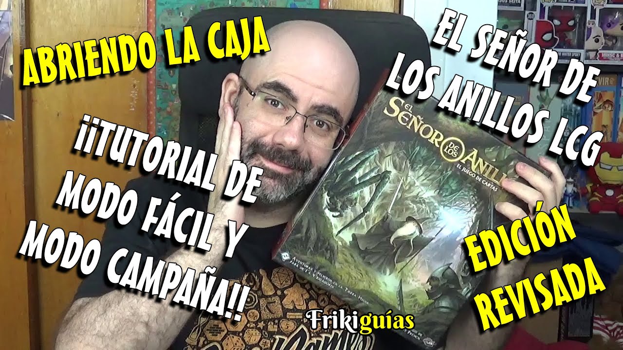 El Señor de los Anillos LCG: Edición Revisada - FFG - Unboxing y Tutorial Modo Fácil y Modo Campaña