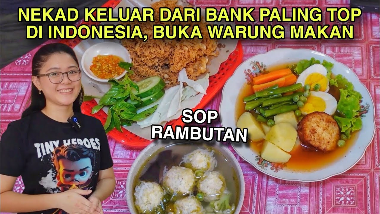 NEKAD KELUAR DARI BANK PALING TOP DI INDONESIA BUAT BUKA WARUNG !! 9/10 BIARPUN MASIH BARU !!