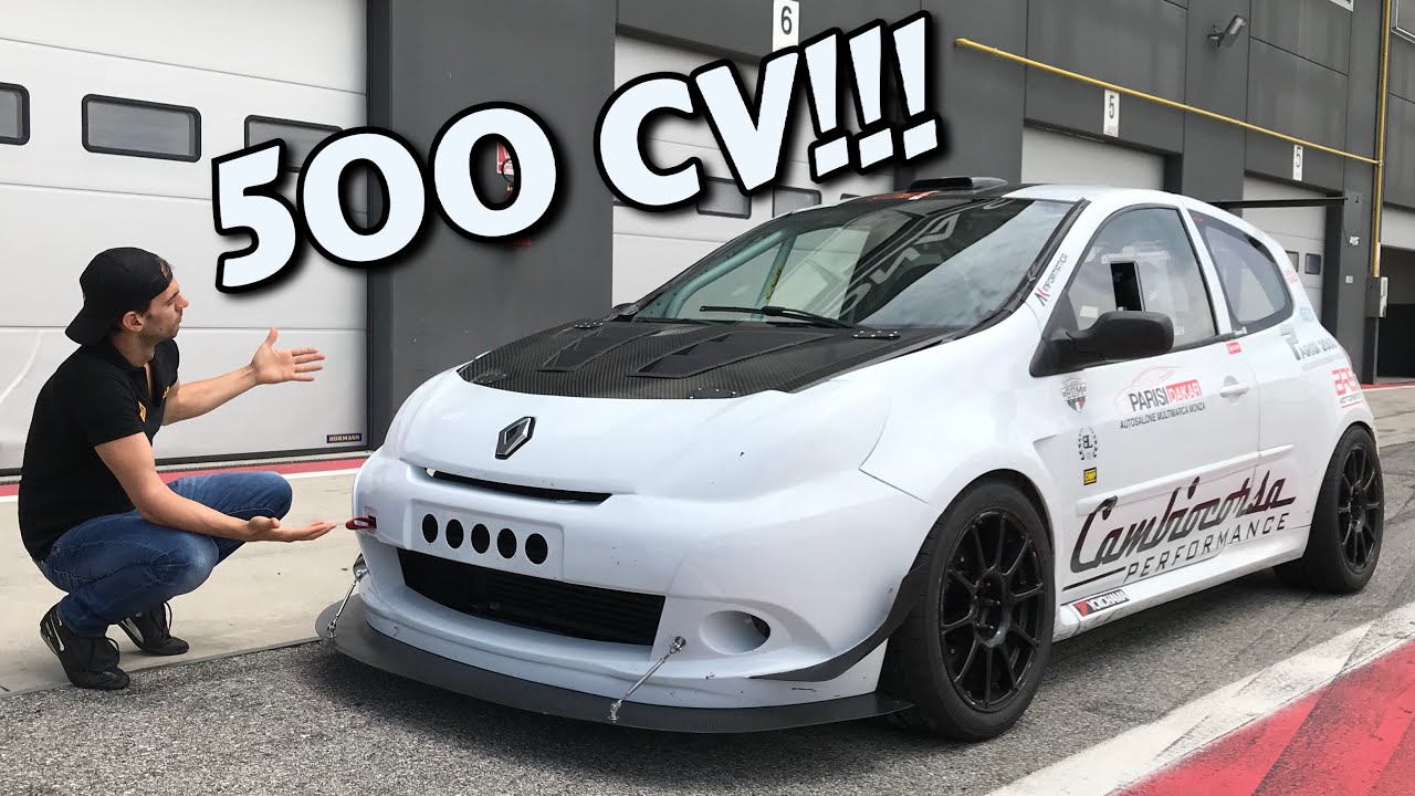 CLIO DA 500 CAVALLI ! PROVA IN PISTA e DIVERTIMENTO PURO!