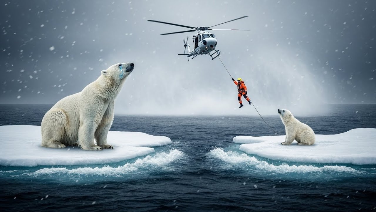 This Baby Polar Bear Was Trapped on Breaking Ice — What Happened Next Changed Everything