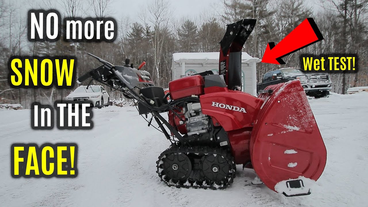 Mod TEST Custom HSS HDPE Chute Deflector Snowblower | Honda HSS1332ATD