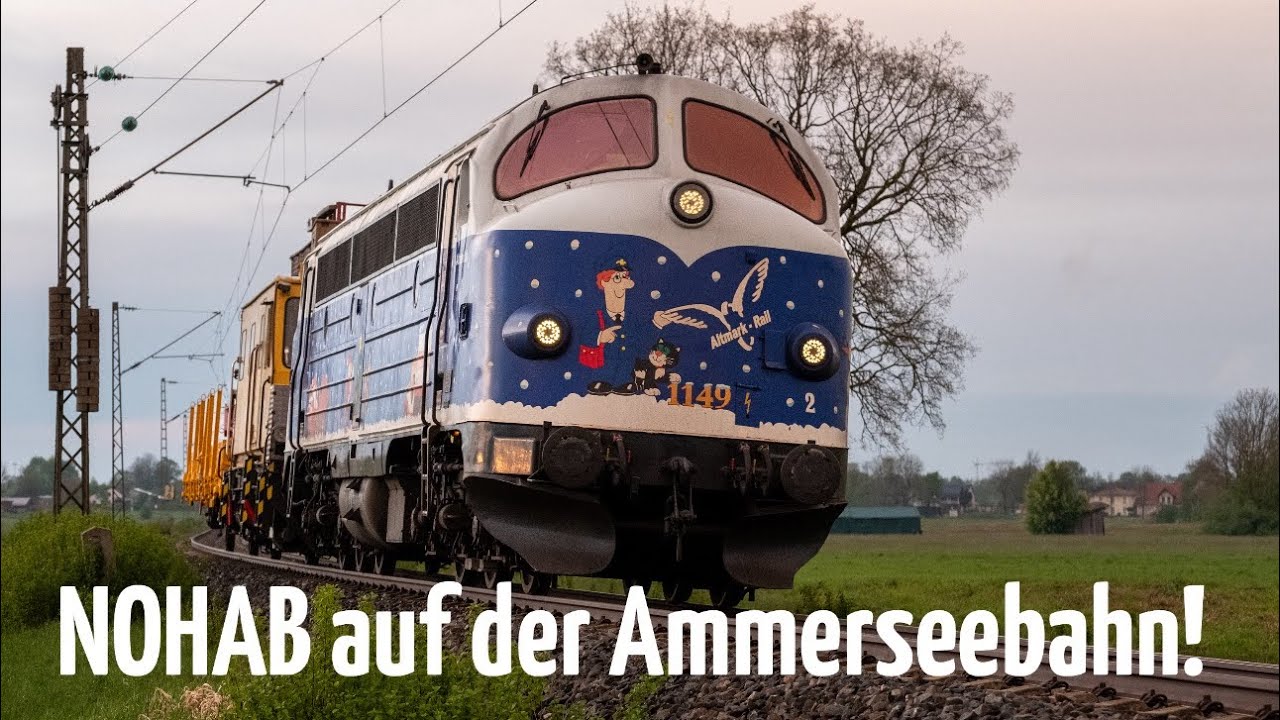 Altmark Rail Weihnachts NOHAB mit MTW auf der Ammerseebahn unterwegs nach Kochel