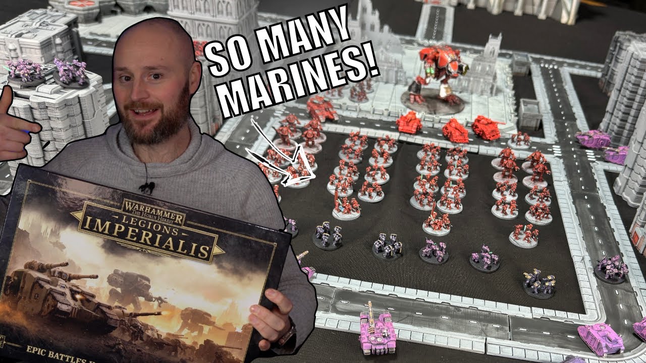 Painting 200 Space Marines: Legions Imperialis Unboxing and Painting