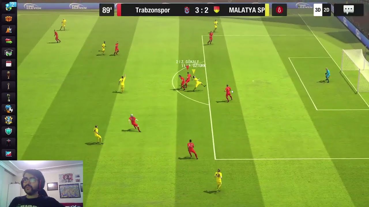 Top Eleven Güçlü Rakiple Federasyon Maçı (4-2-3-1 vs 4-3-2-1)