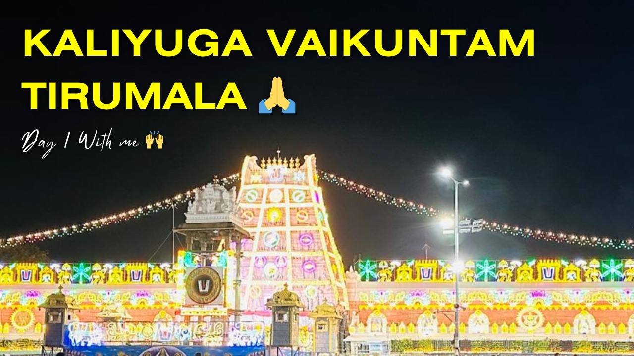 Day 1 of our Tirumala trip 🫶🎉 Kanipakam 🙏 Book electronic seva dip at Tirumala🗳️ Tirumala entrance 😍