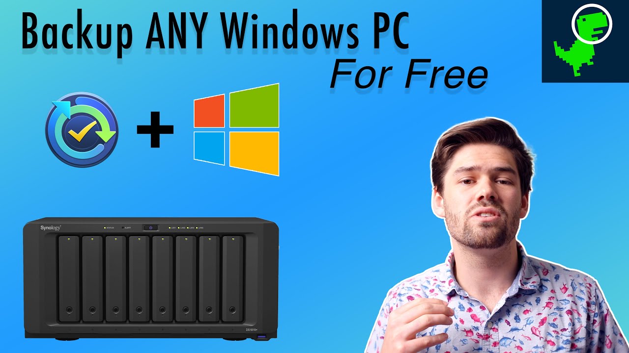 Основная функция Synology — резервное копирование любого ПК с ОС Windows на NAS-устройство Synolo...