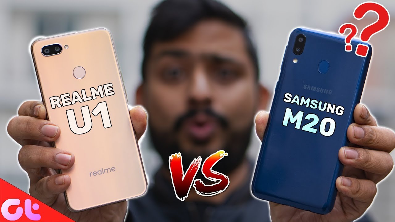 Samsung Galaxy M20 vs Realme U1 Comparison, Camera, Speed, Design, Battery | GT Hindi