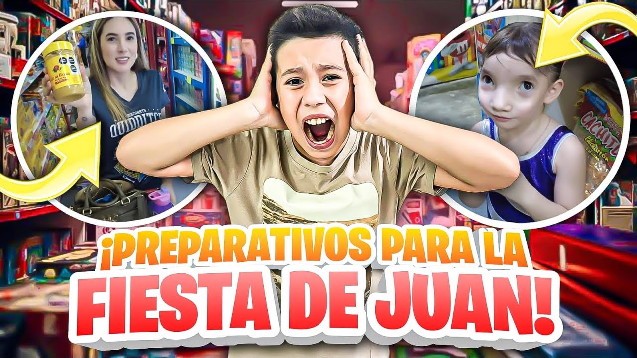De FIESTA en FAMILIA 🎉 | COMPRANDO los DULCES de Juan | Los Molina