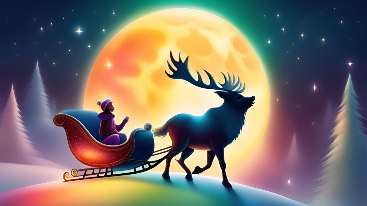 La Lune de Noël 🌙✨ - Chanson Magique pour Enfants