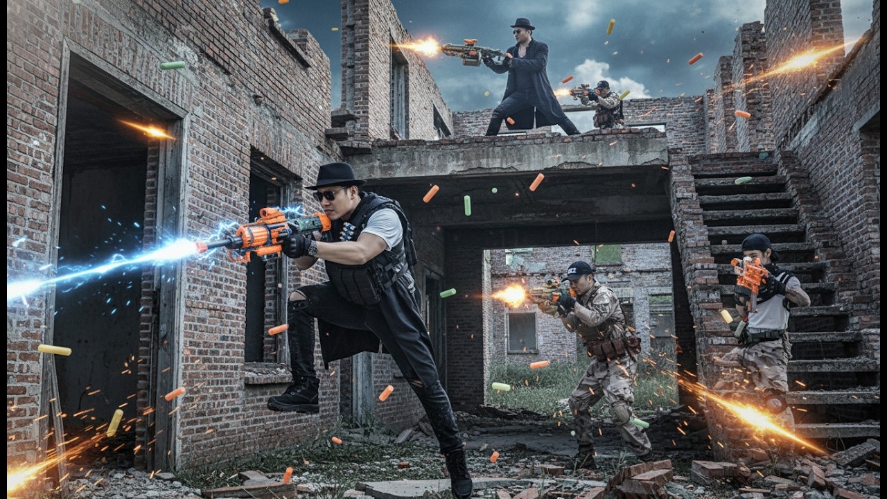 LTT Game Nerf Guns: SEAL X Warriors совершают набег на логово Черного Орла в напряженной битве с ...