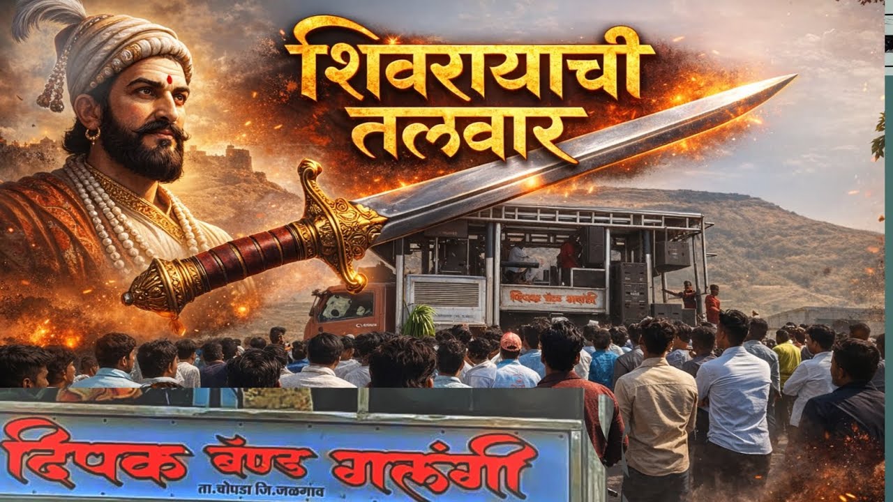 🚩जेव्हा काढायची बाहेर जशी चमचमती धार🚩 🎹दीपक बँड गलंगी🎹  न्यू सॉंग 🚩जय भवानी जय शिवाजी🚩 #marathisong 