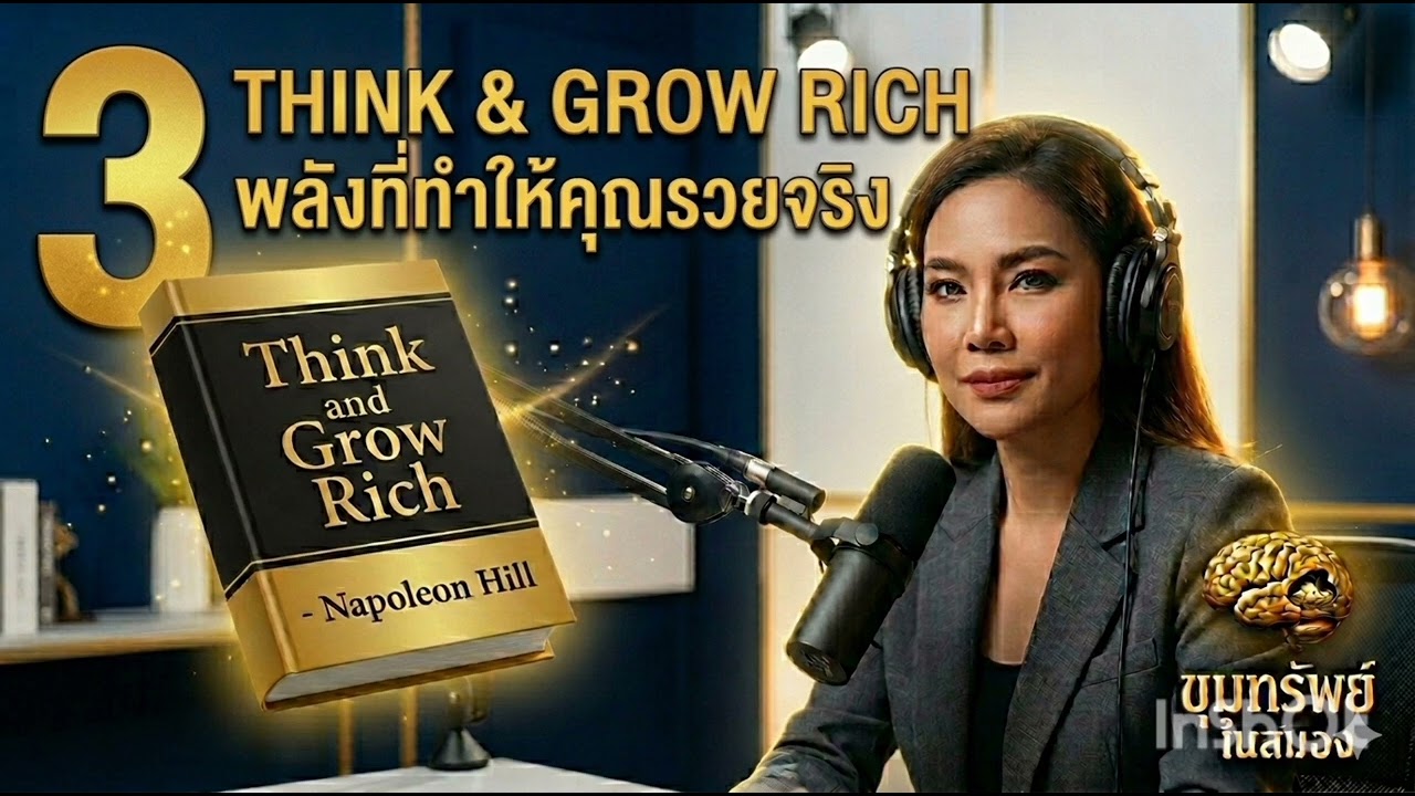 Think and Grow Rich ตอนที่ 3  หัวข้อ: ความคิดคือจุดเริ่มต้นของความร่ำรวย