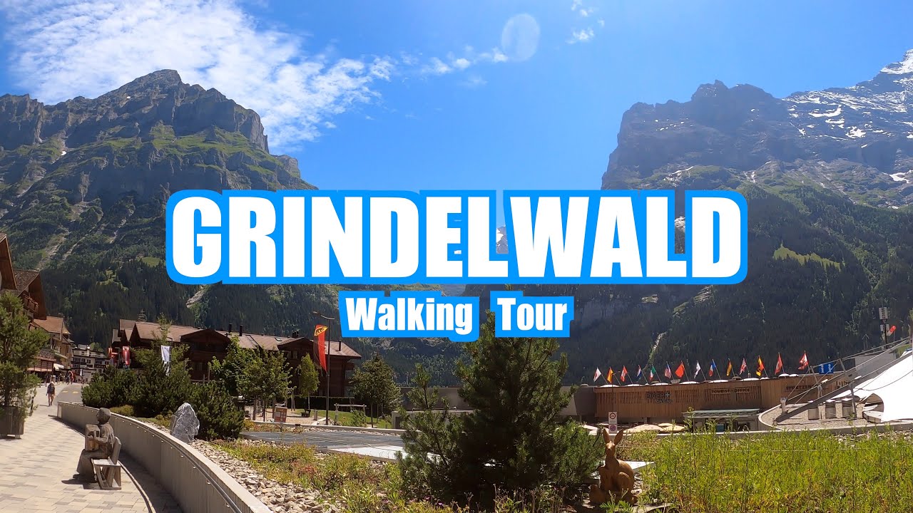 Grindelwald 2020 Switzerland 🇨🇭 Walking Tour in 4K