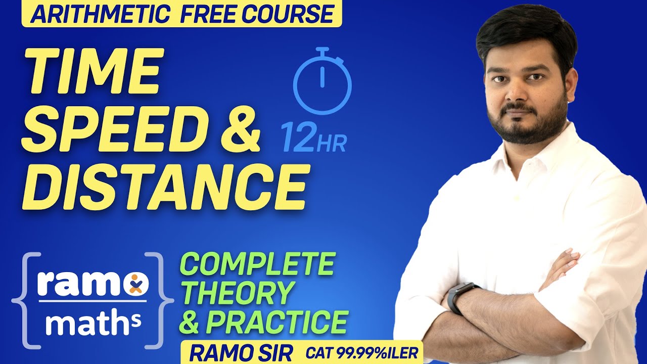 Time, Speed & Distance (समय चाल & दूरी) Complete Course by RAMO Sir (SSC CGL CHSL CDS 2020)