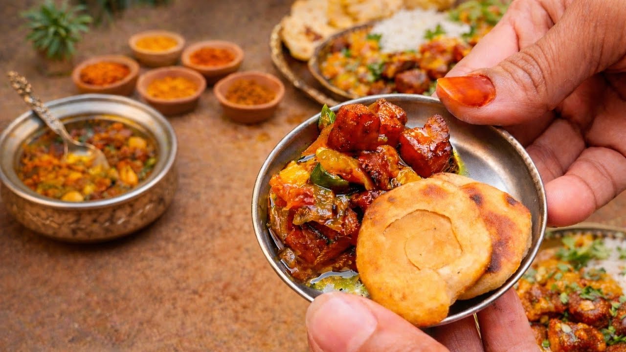 Miniature | Paneer Chilli with Laccha Paratha | how to make paneer chilli and Laccha paratha recipe