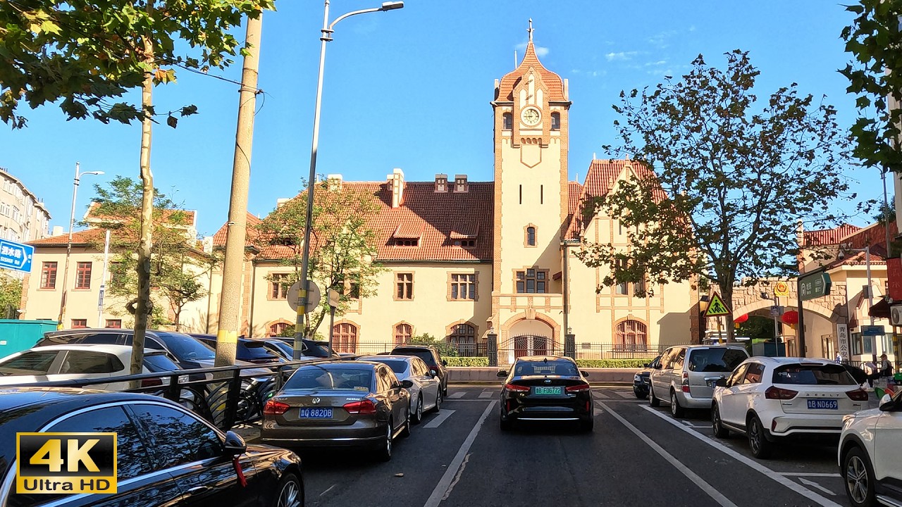 Driving in Qingdao 4K - The most Germanized Chinese City