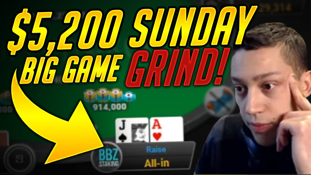 $20,000 Buy-In HUGE Sunday Grind (Twitch Poker Stream Highlights + Hand Analysis)