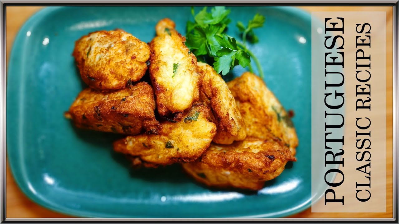 Portuguese Fish Cakes Recipe /  Receita de Pasteis de Bacalhau