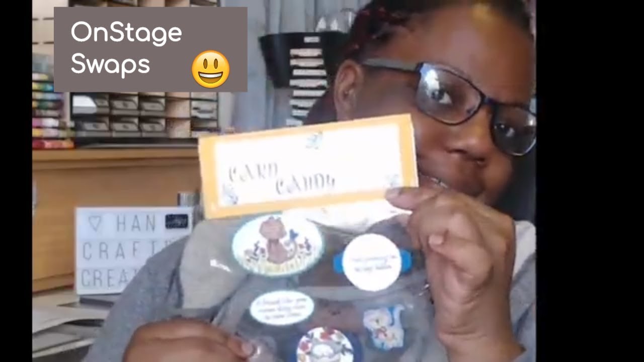 Monday Card and Chat- On stage swaps, Make & Takes 🔴  HanCrafted CreationsLive Class