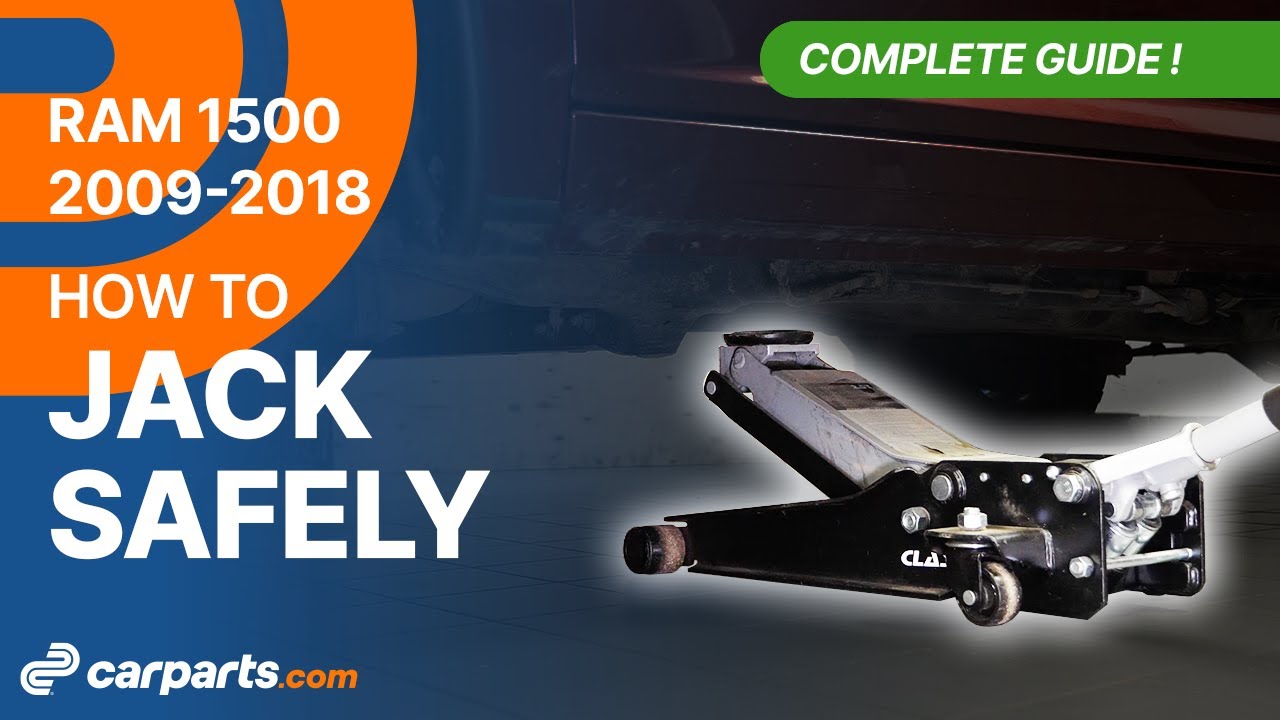 How to jack your 2009-2018 Dodge RAM 1500 ? ⬆ 🚗
