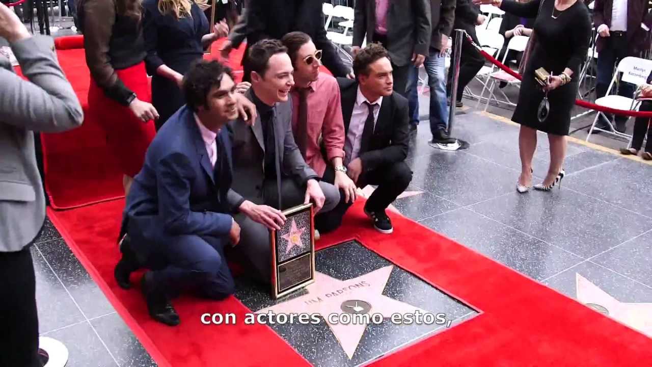 Jim Parsons en el Paseo de la Fama de Hollywood