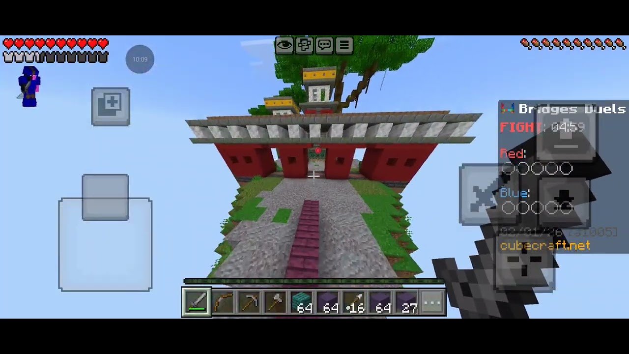 bridge wars with mc gaming 😊😄