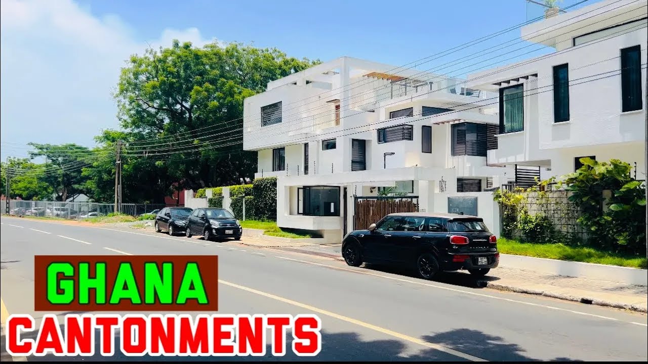 IF YOU THINK everywhere in AFRICA is a SLUM, Walking Tour    CANTONMENTS   GHANA