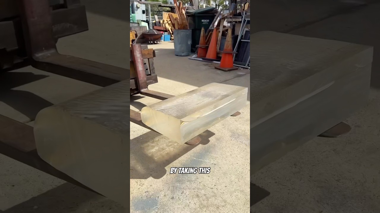 Cutting Optic Crystal.   