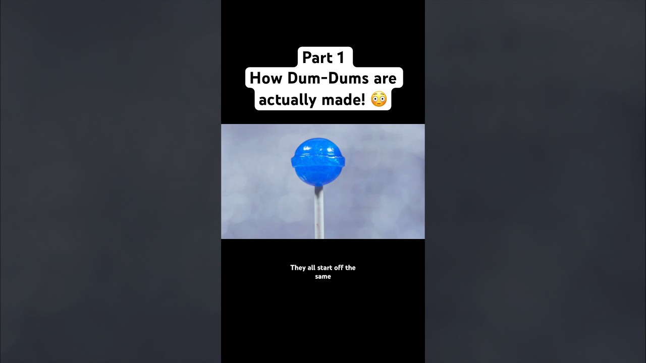 How Dum-Dums are actually made! 😳 #dumdums #dumdum #lollipops