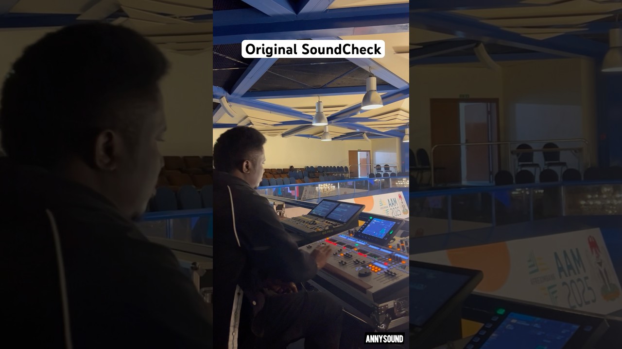 Original sound play at the AAM 2025 #soundengineering #soundcheck #soundengineer