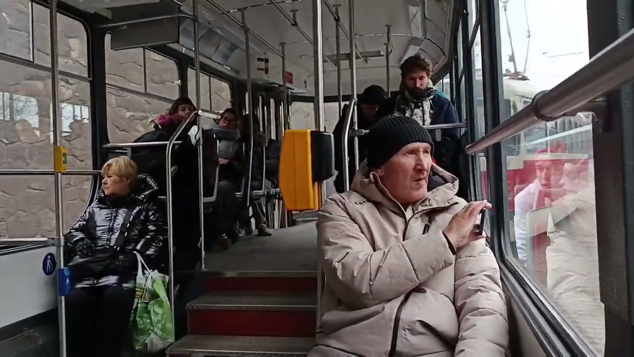 860. 15 2 2026. Praha1. Маршрут трамвая 22.